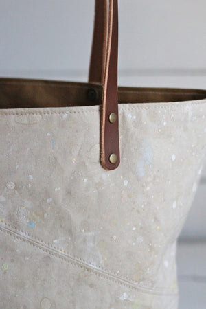 1960's era Painter's Drop Cloth Tote Bag