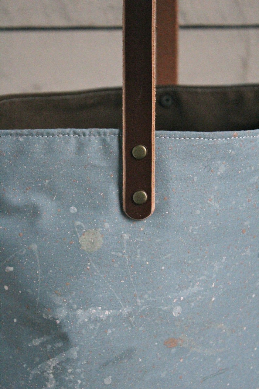 1970's era Painter's Drop Cloth Tote Bag
