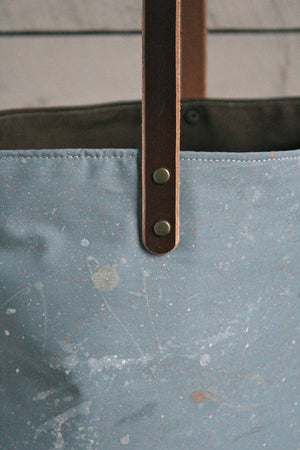 1970's era Painter's Drop Cloth Tote Bag