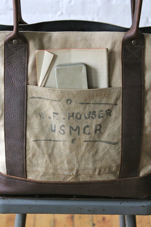 WWII era USMC Canvas Carryall