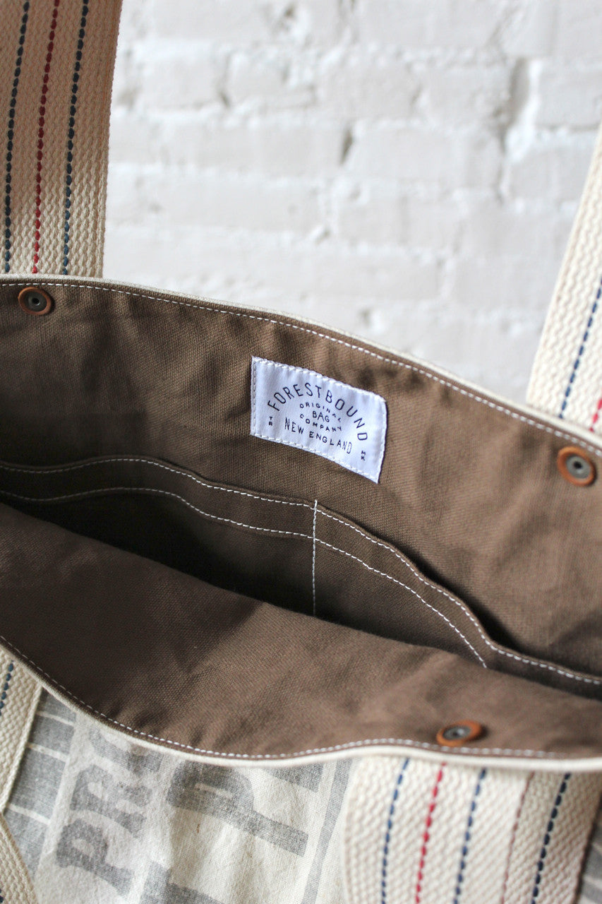 1950's era Feed Sack Carryall