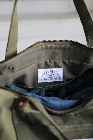 WWII era Canvas Duffle Bag