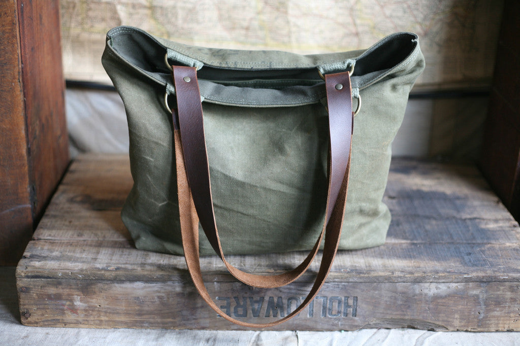 WWII era Canvas Tote Bag - SOLD