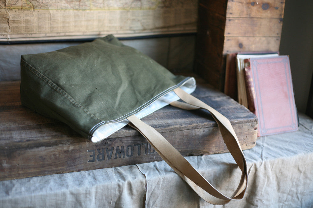 WWII era Canvas Tote Bag - SOLD