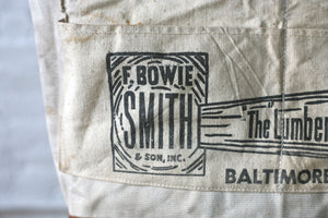 WWII era Canvas & Work Apron Carryall