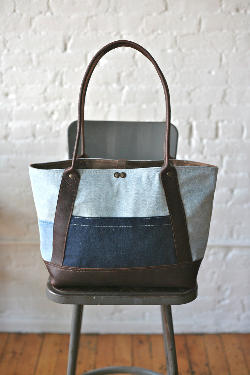 1950s era Double Denim Carryall