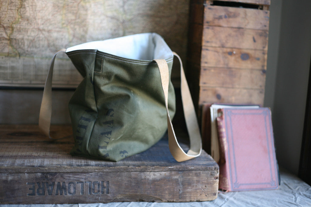 WWII era Canvas Tote Bag - SOLD