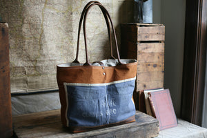 WWII era Canvas & 1940's Work Apron Carryall - SOLD