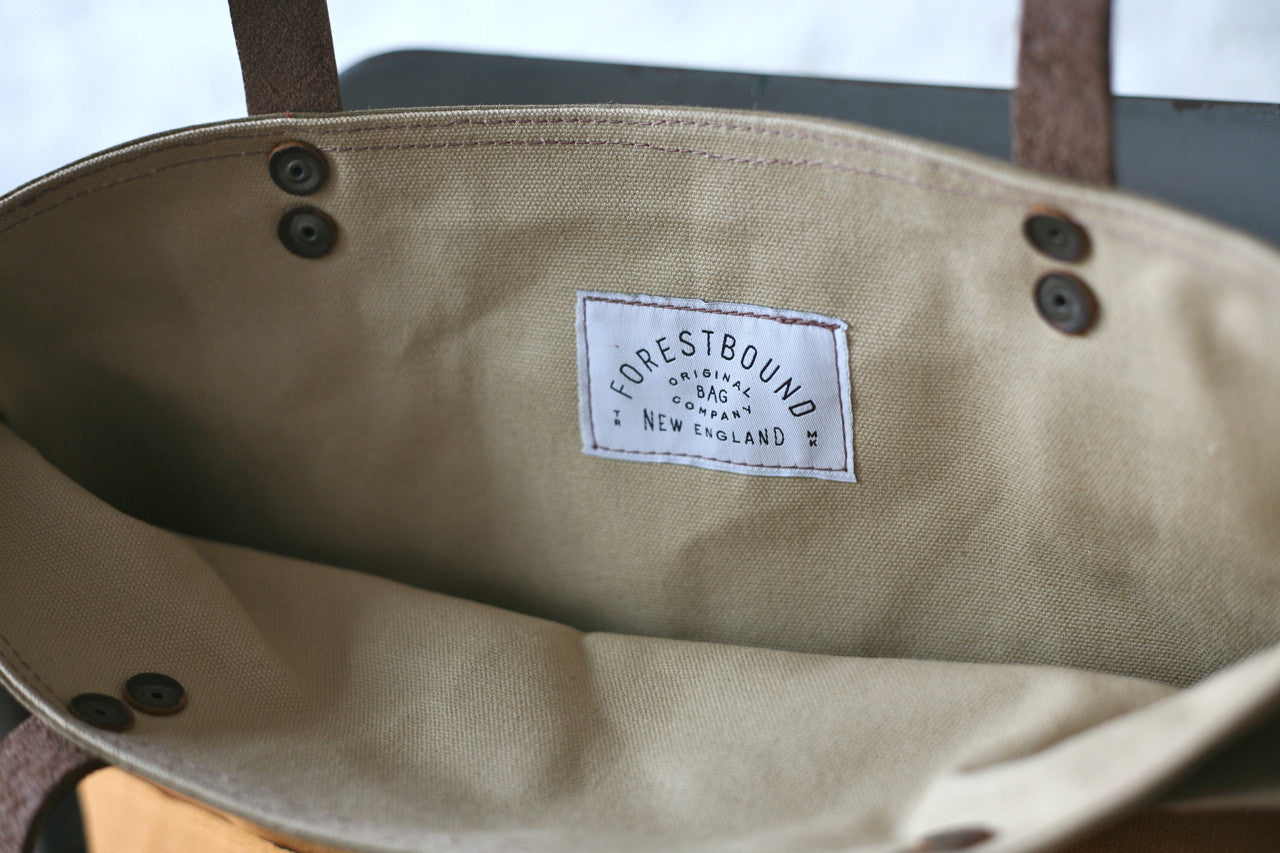 WWII era Canvas & Work Apron Tote Bag