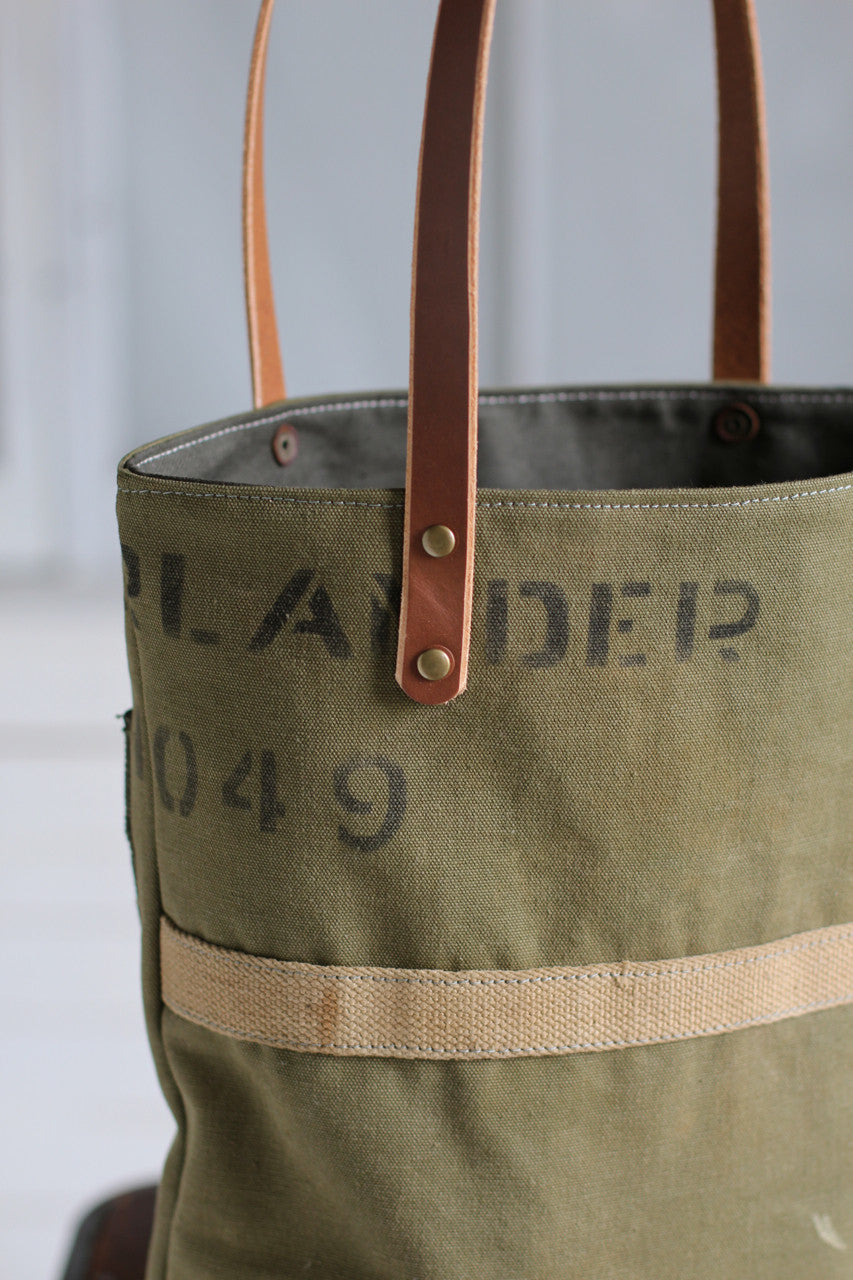 WWII era Canvas Tote Bag