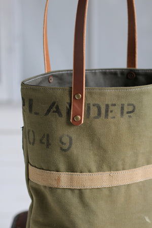WWII era Canvas Tote Bag