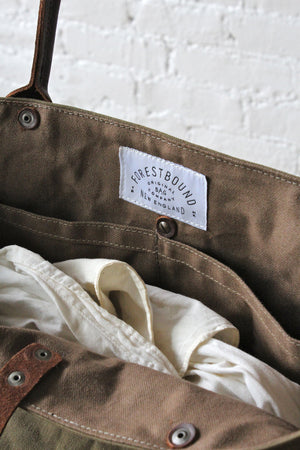 WWII era Military Canvas Carryall