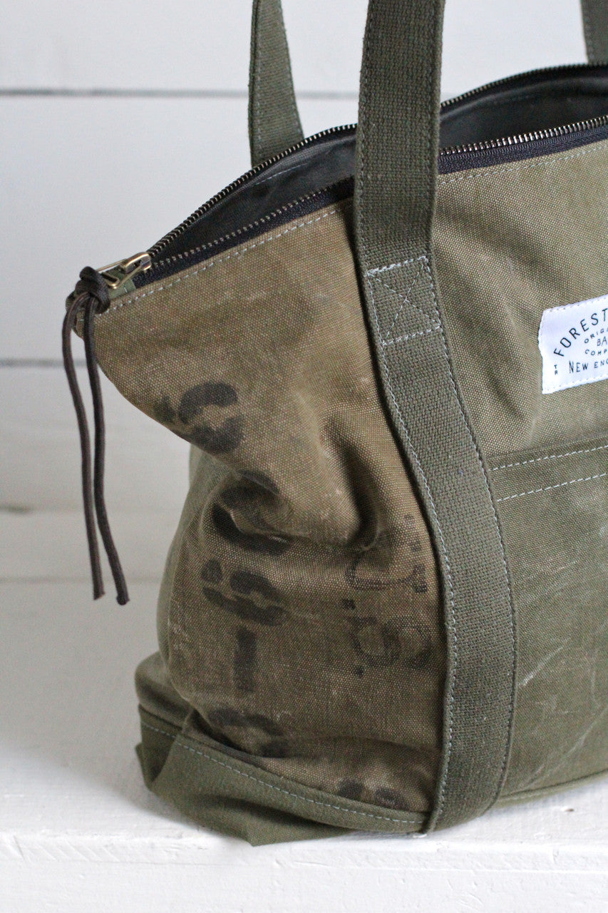 WWII era Canvas Travel Tote