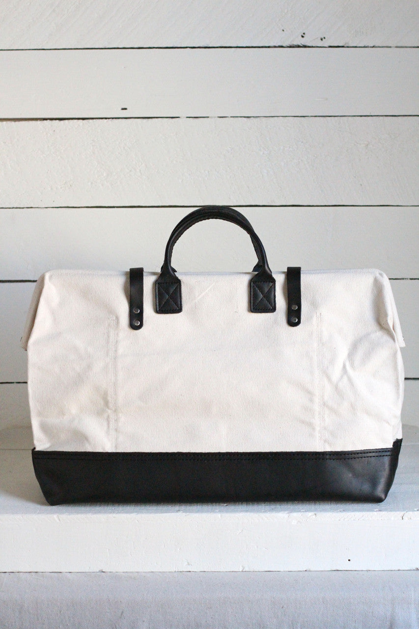 Forestbound ESCAPE Traveler in Ivory w Black Leather