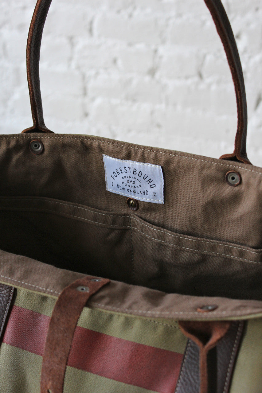 1950's era Mail Bag Weekender