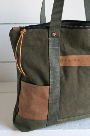 WWII era Canvas Travel Tote