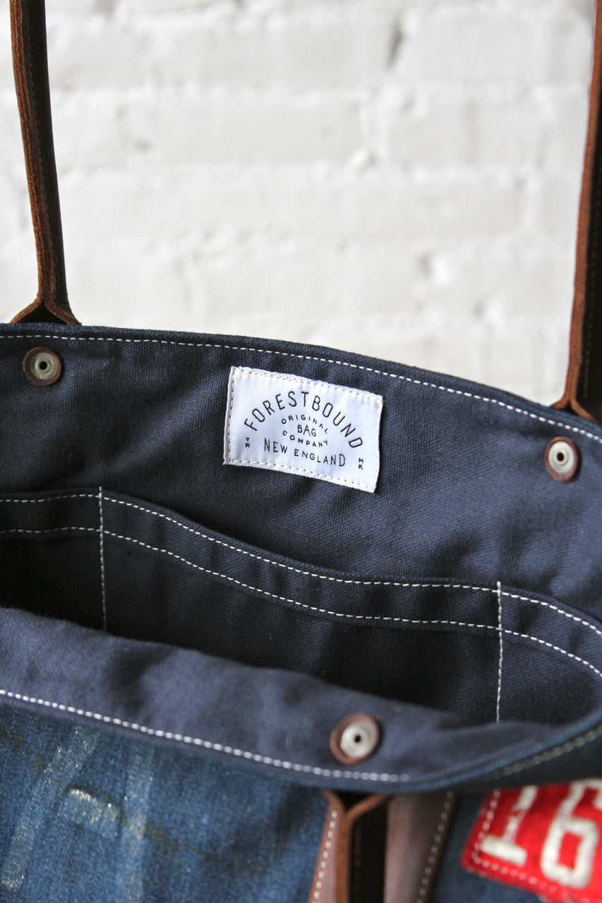 WWII era US Navy Denim Carryall