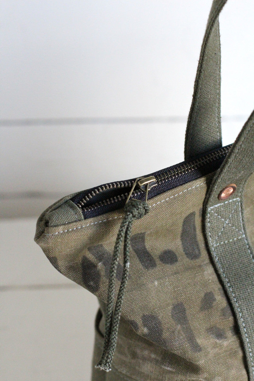 WWII era Canvas Travel Tote