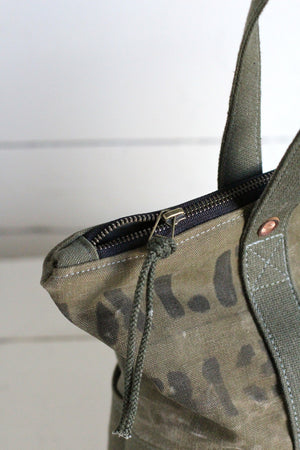 WWII era Canvas Travel Tote