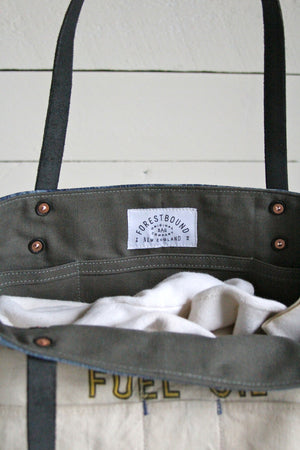 WWII era Denim & Work Apron Carryall