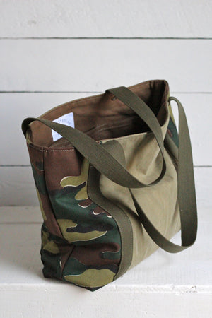 1950's era Jigsaw Camo Carryall