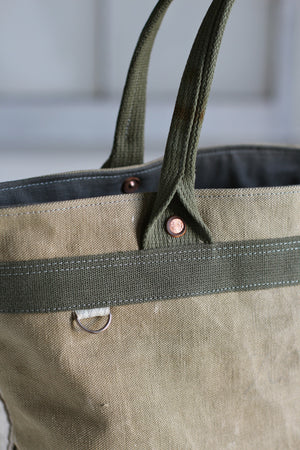 WWII era Canvas and Work Apron Carryall