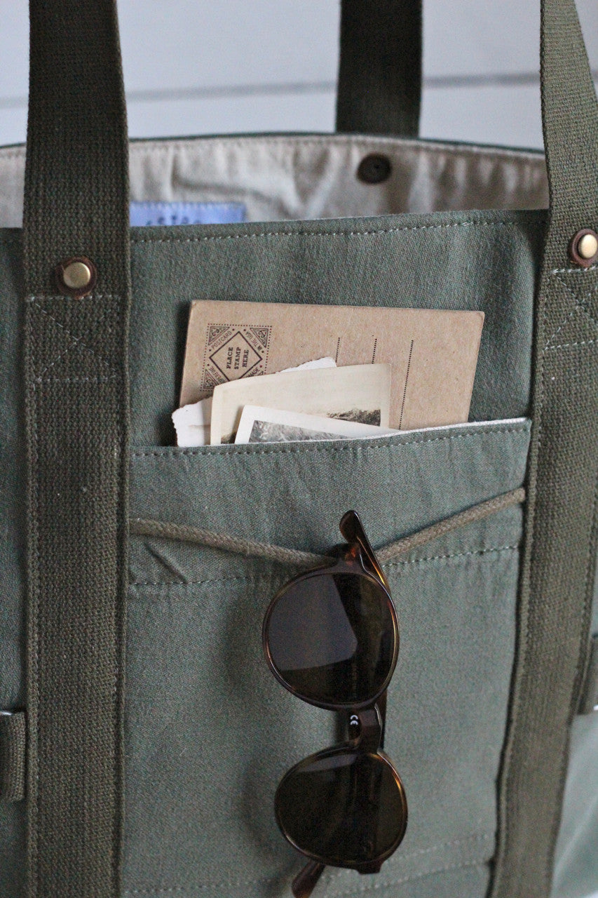WWII era Canvas Carryall