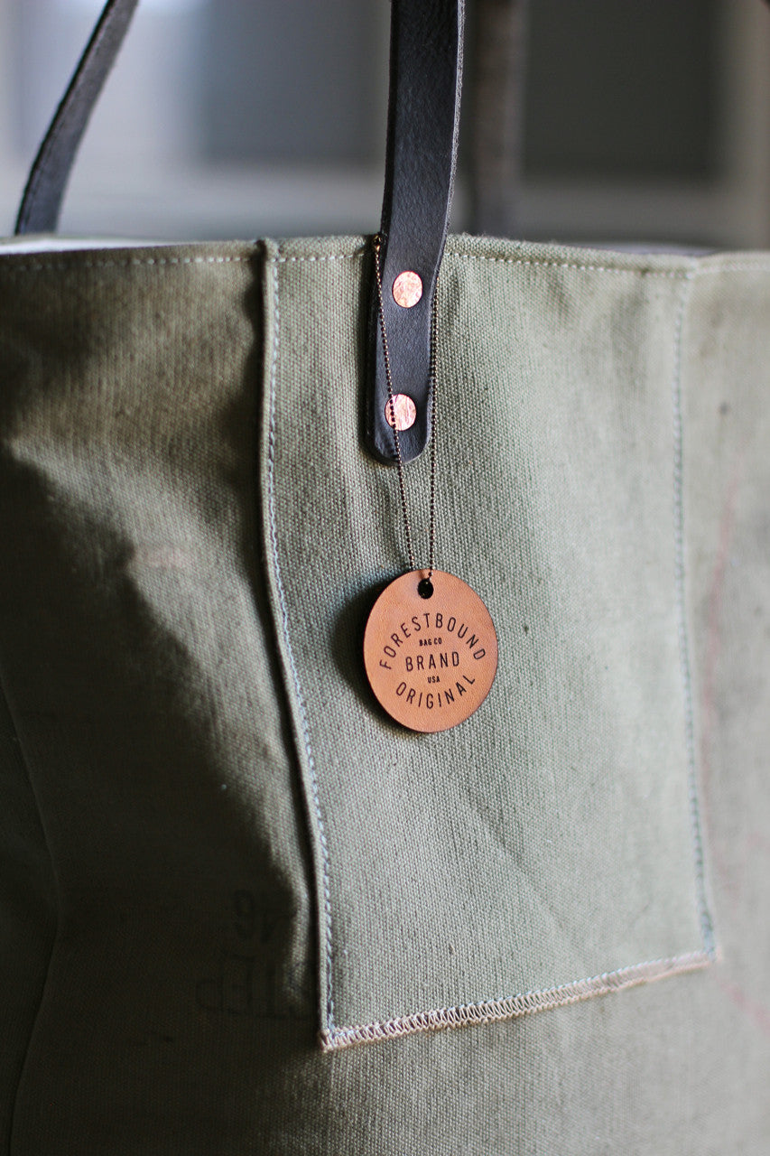 WWII era Military Canvas Tote