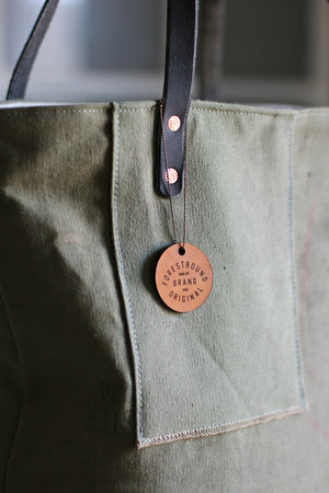 WWII era Military Canvas Tote