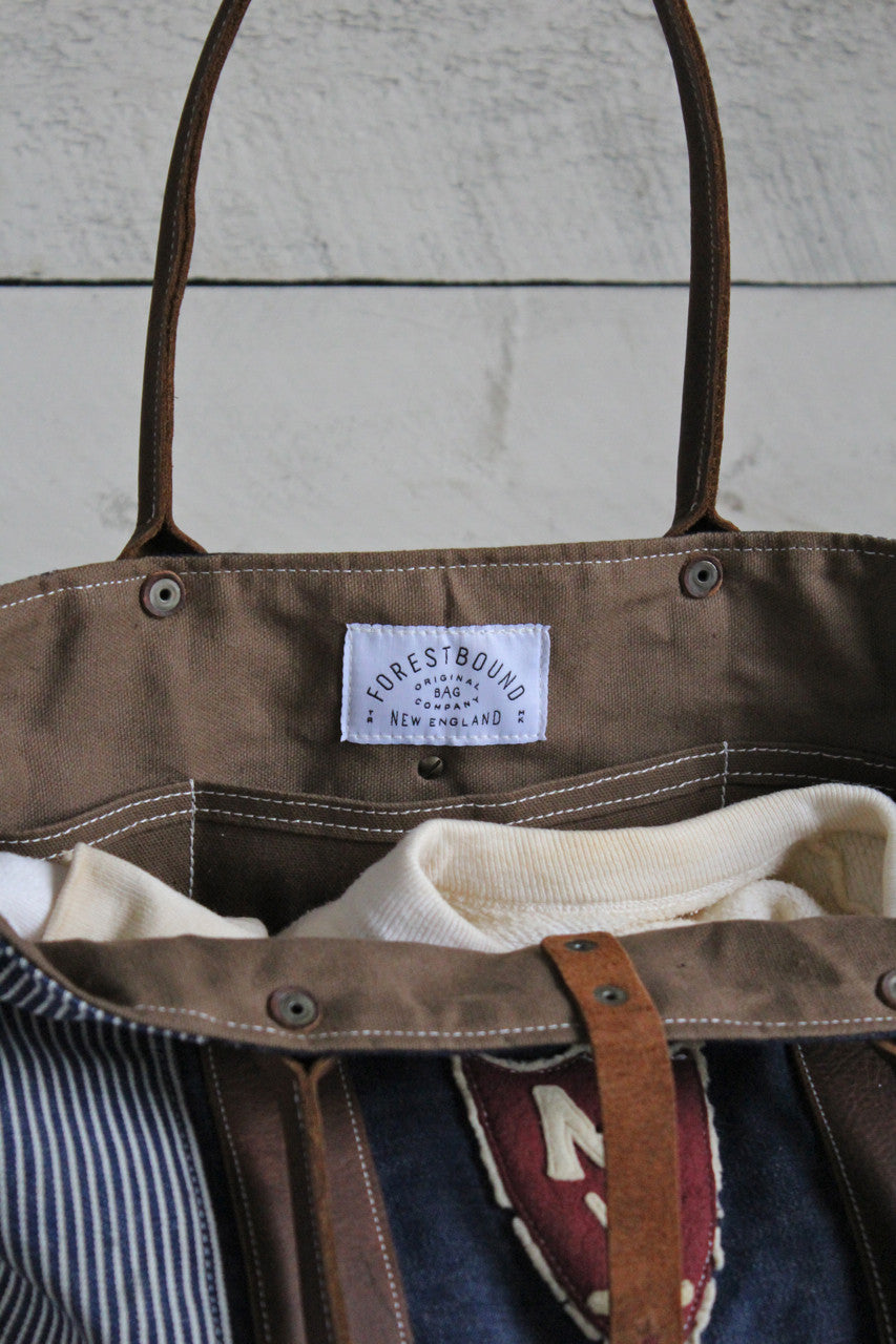 WWII era Denim & 1930's era Work Apron Carryall
