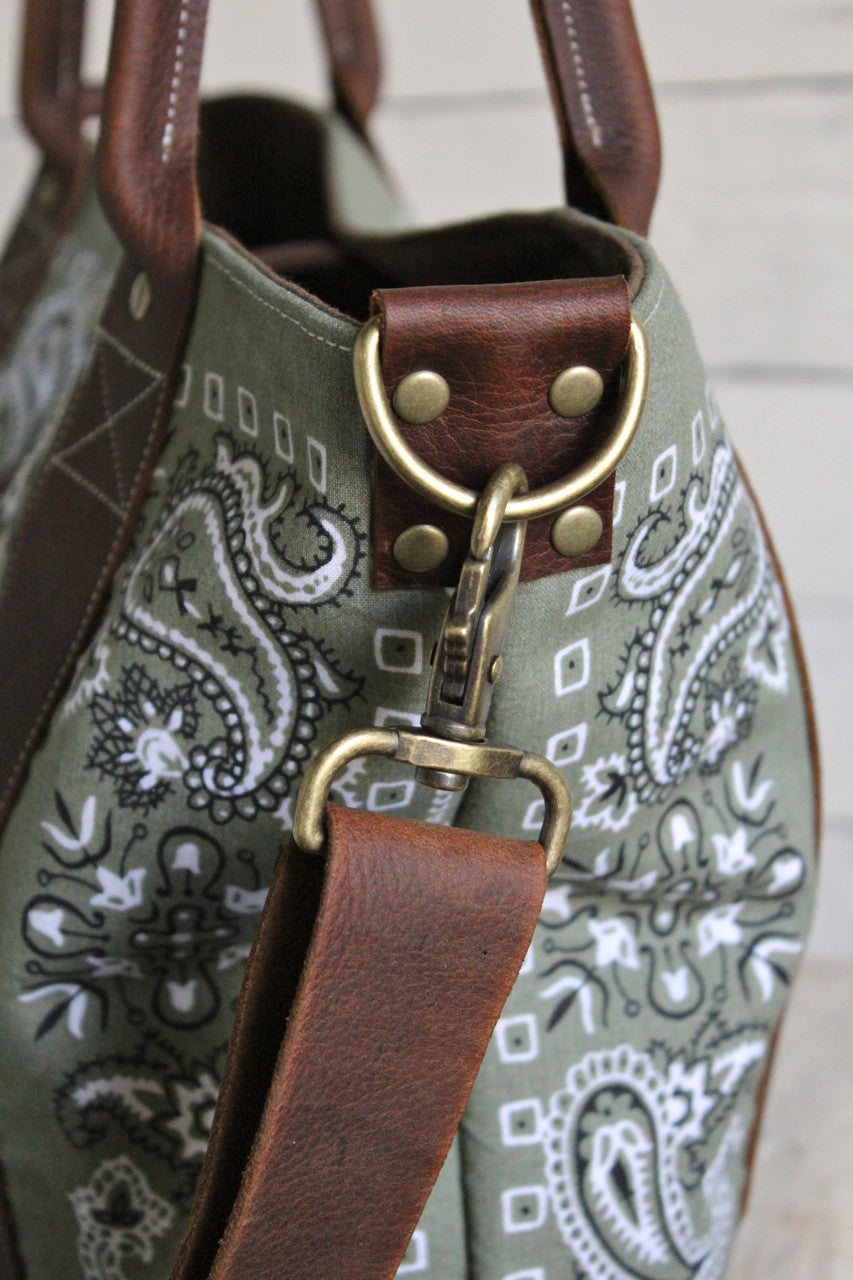 1950's era Bandana Weekend Bag