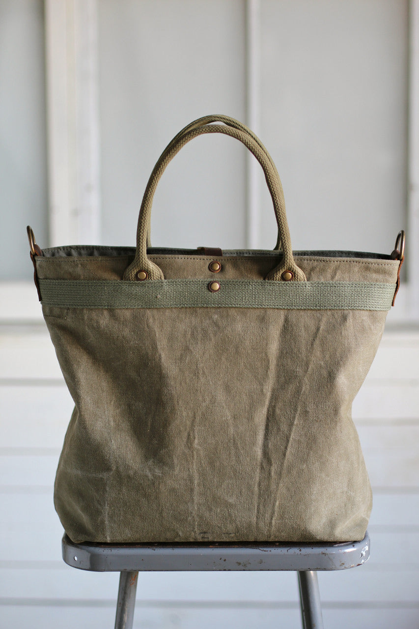 WWII era Canvas Carryall
