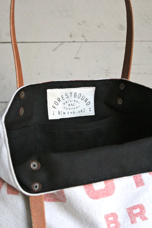 1950's era Feed Sack Tote Bag