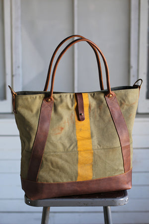 WWII era Canvas Weekend Bag