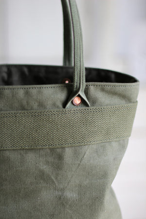 WWII era Canvas Tote Bag