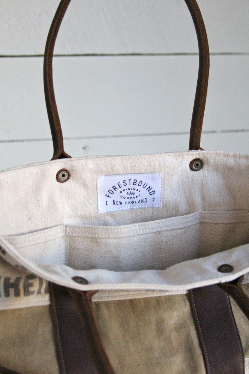 1940's era Canvas and Work Apron Carryall