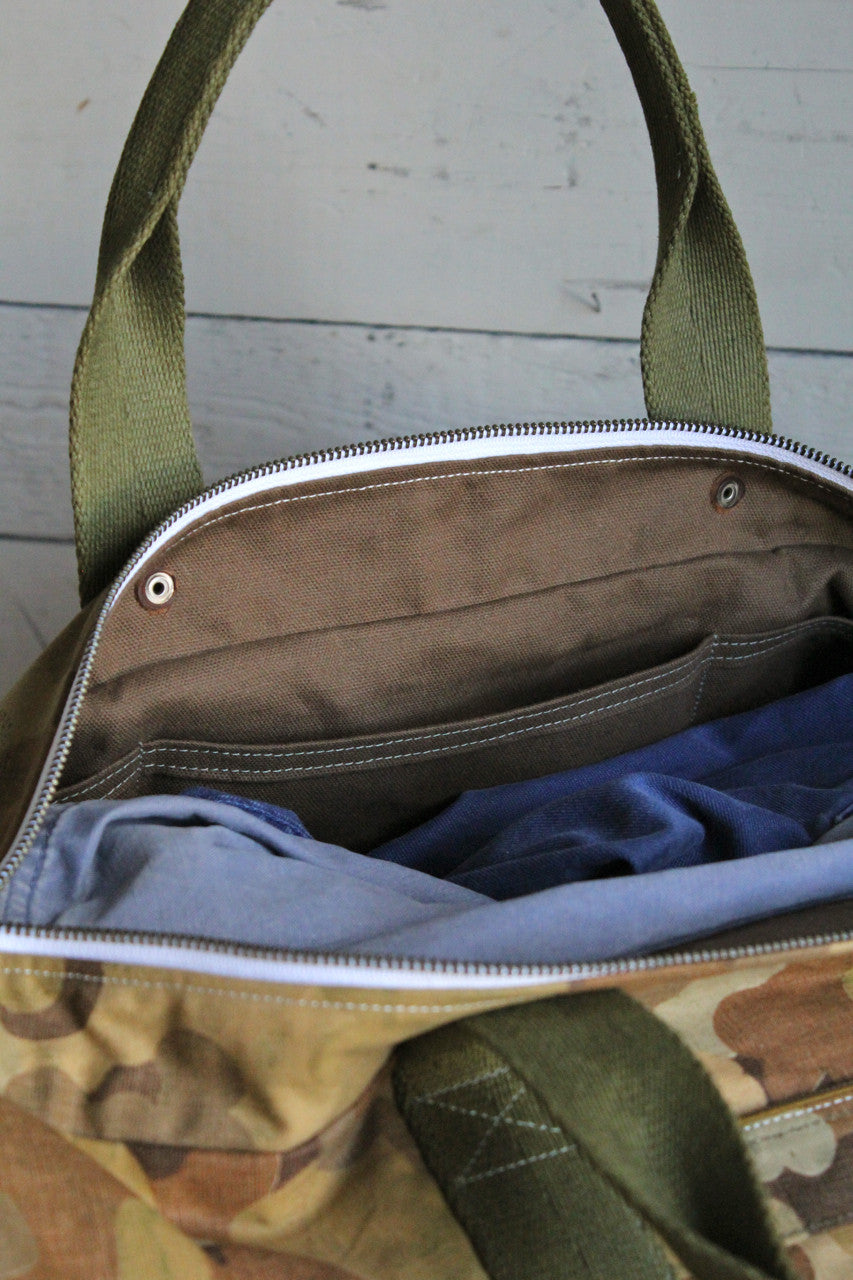 1950's era Cloud Camo Duffle Bag