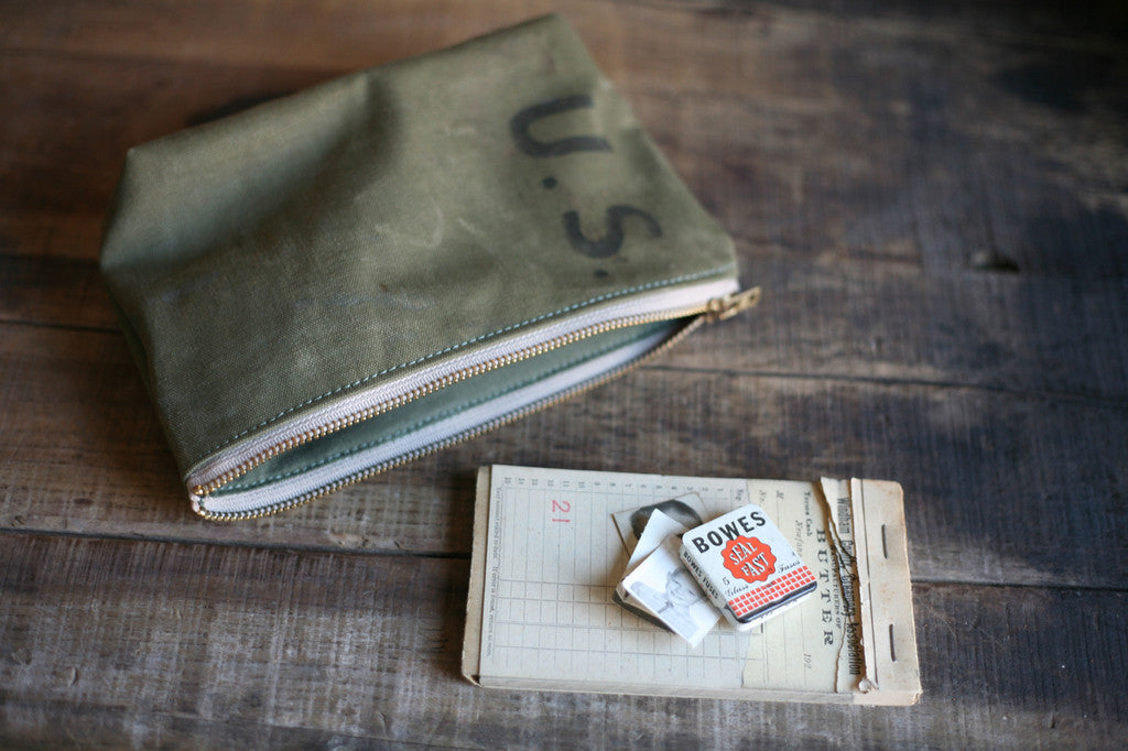 WWII era Canvas Utility Pouch - SOLD