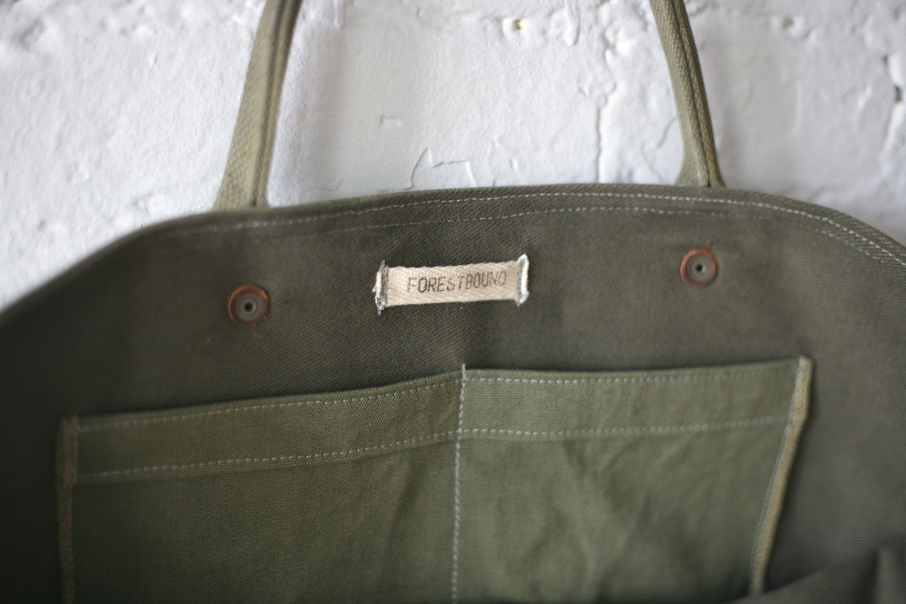WWII era Canvas Carryall