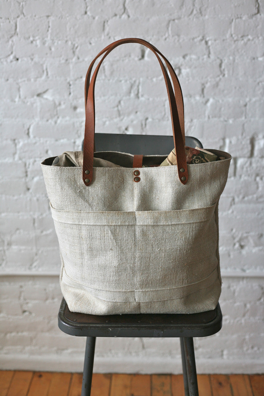 1930s era Linen Carryall