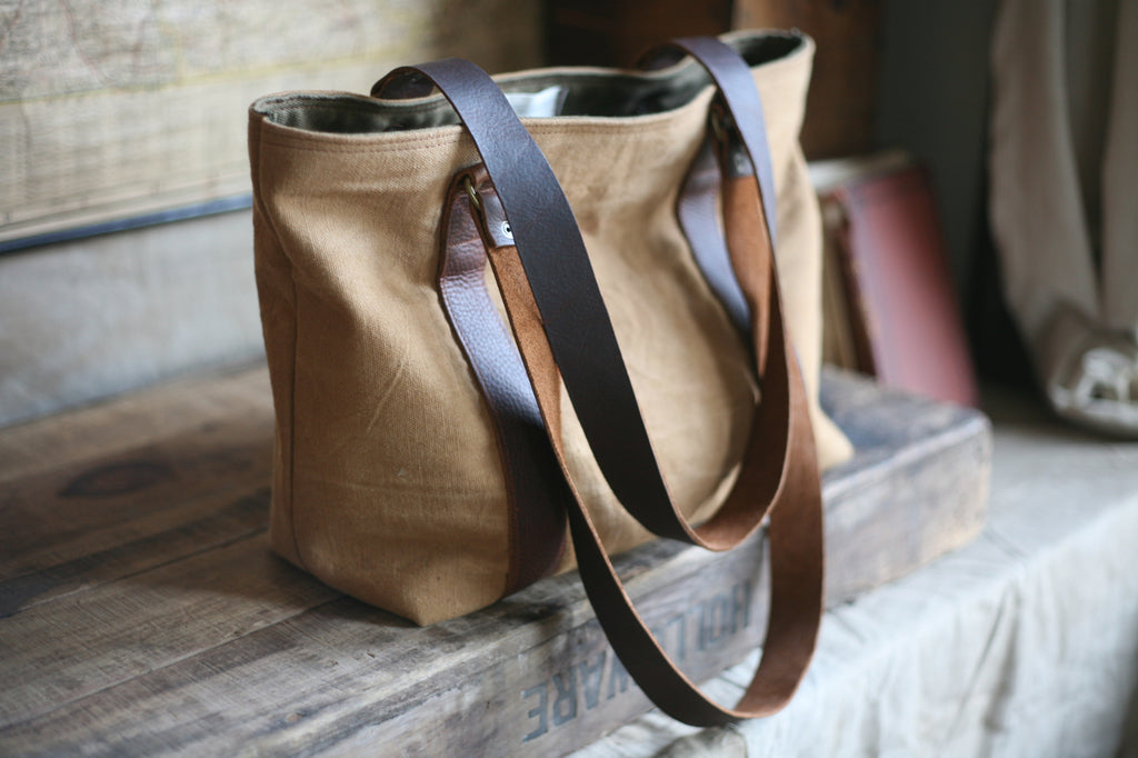 WWI era Canvas Carryall - SOLD