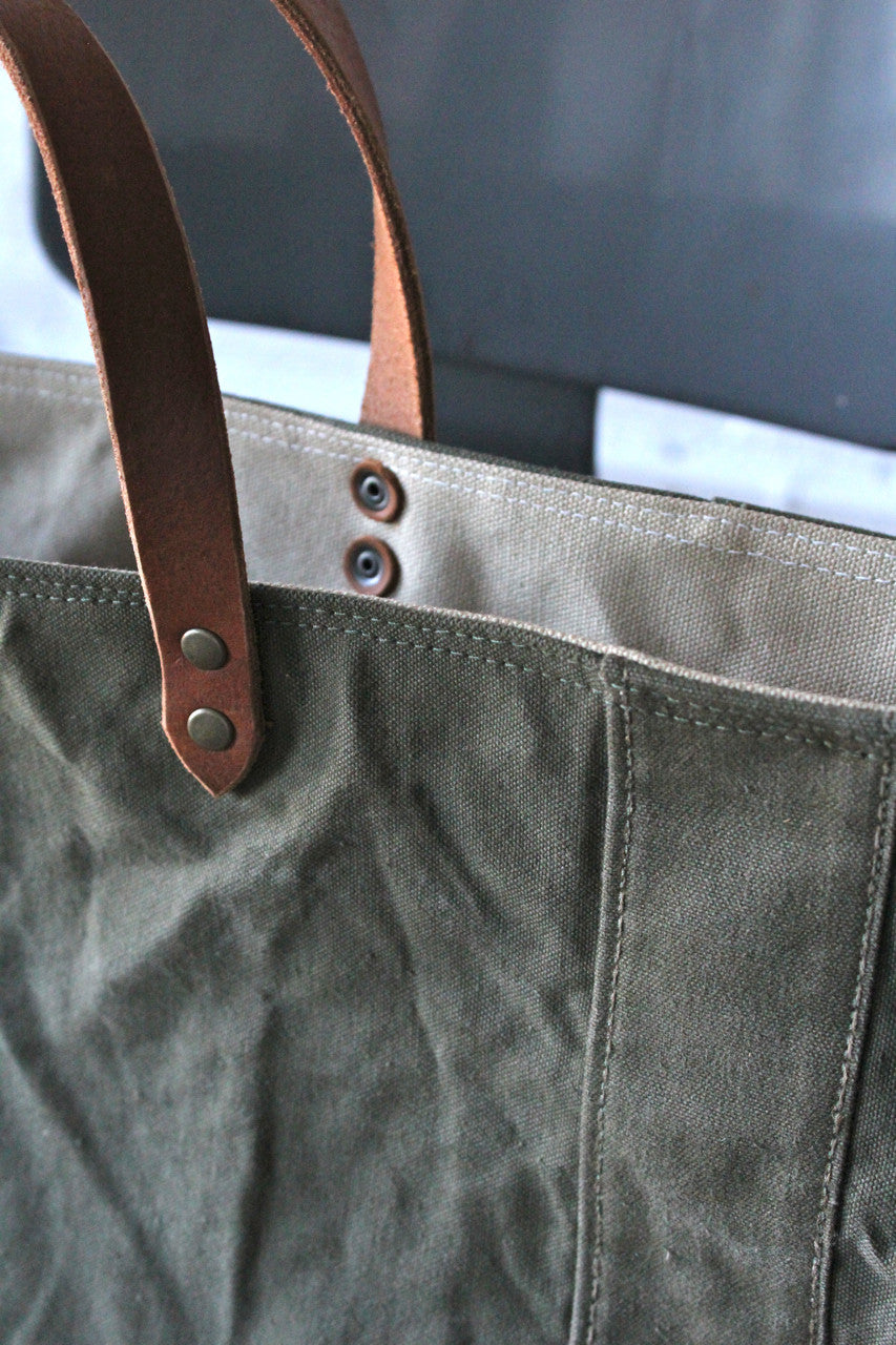 WWII era Military Canvas Tote Bag