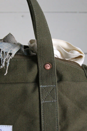 WWII era Canvas Duffle Bag