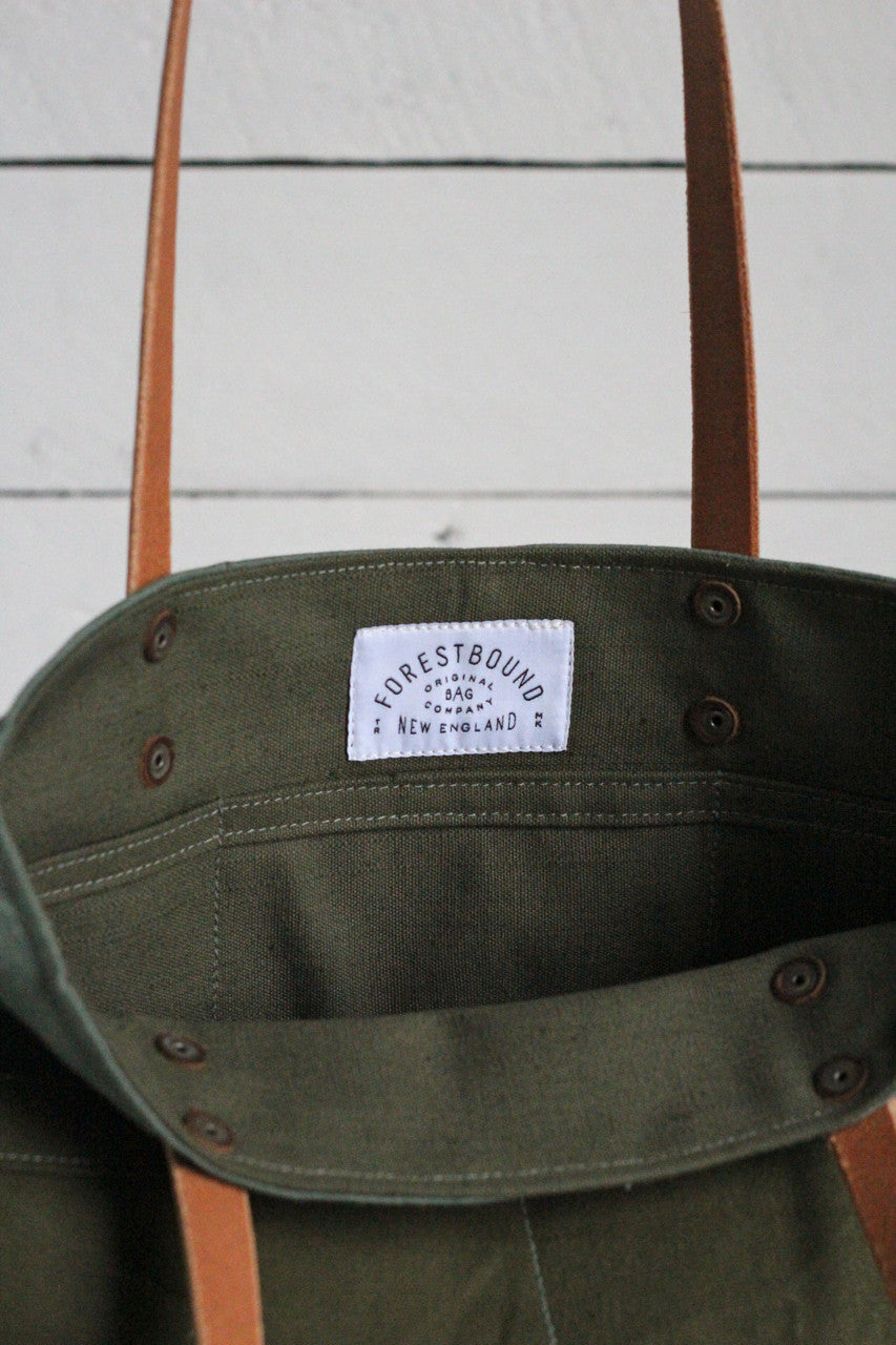 WWII era Military Canvas Pocket Tote