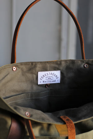 WWII era Canvas Weekend Bag