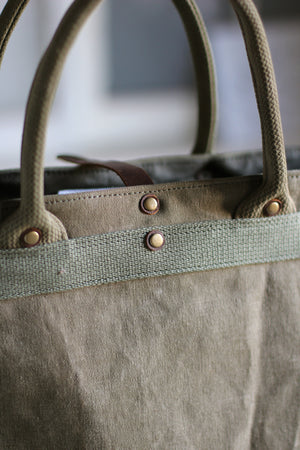 WWII era Canvas Carryall