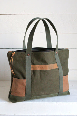 WWII era Canvas Travel Tote