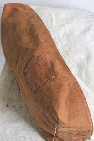 WWII era Patched Canvas Tote Bag