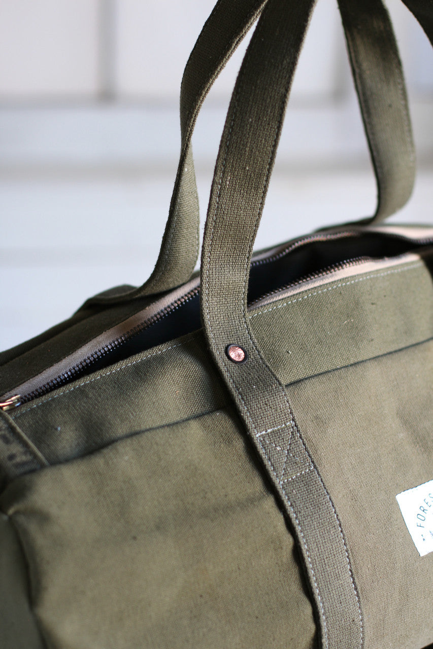 WWII era Canvas Duffle Bag