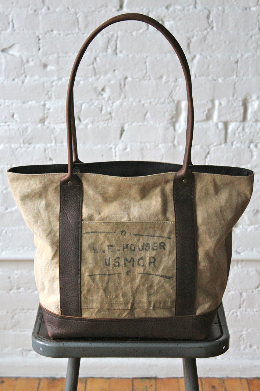 WWII era USMC Canvas Carryall